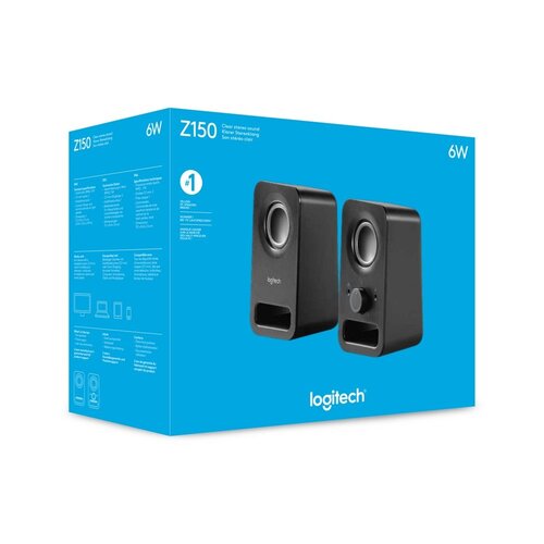 Logitech Z150 Stereo Speakers Helder stereogeluid