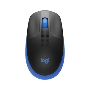 Logitech M190 | Draadloze Muis | Links- en Rechtshandig | RF | 1000 DPI | Zwart/Blauw Logitech M190 | Draadloze Muis | Links- en Rechtshandig | RF | 1000 DPI | Zwart/Blauw