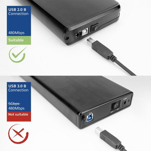 ACT | USB 2.0 Kabel | USB-C naar USB-B | 1,8m | Zwart ACT | USB 2.0 Kabel | USB-C naar USB-B | 1,8m | Zwart