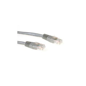 ACT Grijze 15 meter UTP CAT5E patchkabel met RJ45 connectoren