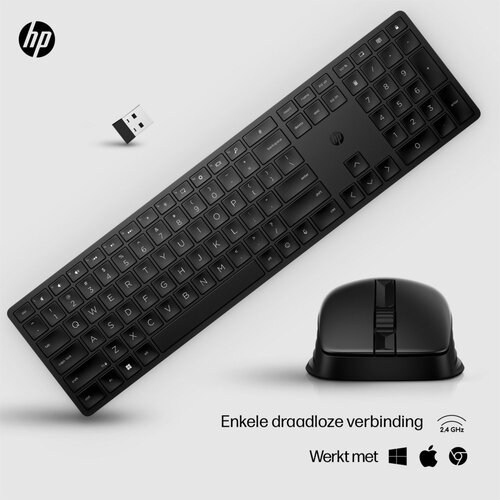 HyperX HP 650 draadloze toetsenbord- en muiscombinatie (Qwerty EU)