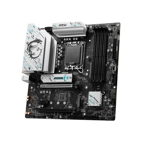 MSI B760M GAMING PLUS WIFI | Socket LGA 1700 | Intel B760 | 4xDDR5 | Micro-ATX | Moederbord