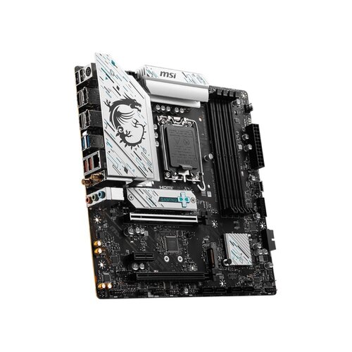 MSI B760M GAMING PLUS WIFI | Socket LGA 1700 | Intel B760 | 4xDDR5 | Micro-ATX | Moederbord