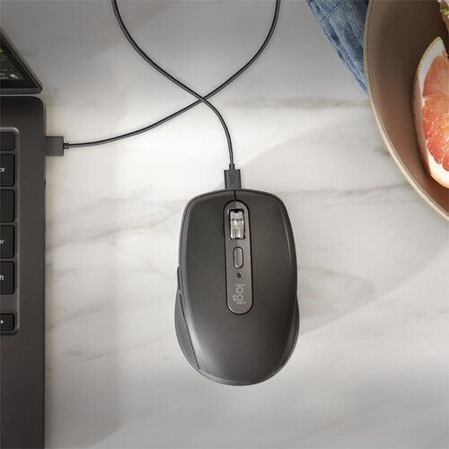 Logitech MX Anywhere 3S | Draadloze Muis | Rechtshandig | RF + Bluetooth | 8000 DPI | Grafiet Logitech MX Anywhere 3S | Draadloze Muis | Rechtshandig | RF + Bluetooth | 8000 DPI | Grafiet