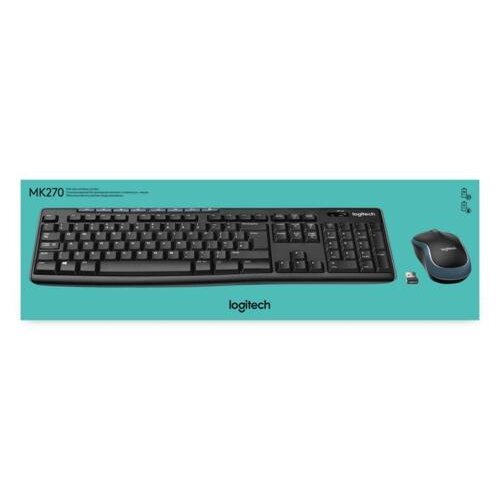 Logitech MK270 | Draadloze Muis en Toetsenbordcombo | QWERTY Logitech MK270 | Draadloze Muis en Toetsenbordcombo | QWERTY