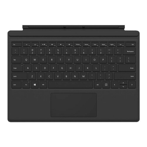 Microsoft Surface Pro Type Cover Zwart  Cover port QWERTY Amerikaans Engels REFURBISHED (refurbished)