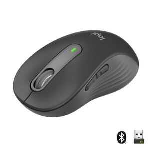 Logitech Signature M650 Large | Draadloze Muis | Rechtshandig | RF + Bluetooth | 2000 DPI | Grafiet Logitech Signature M650 Large | Draadloze Muis | Rechtshandig | RF + Bluetooth | 2000 DPI | Grafiet