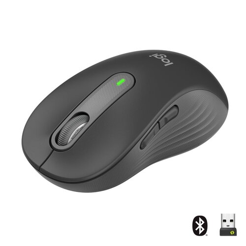 Logitech Signature M650 Large | Draadloze Muis | RF-Draadloos + Bluetooth | 2000 DPI | Grafiet Logitech Signature M650 Large | Draadloze Muis | RF-Draadloos + Bluetooth | 2000 DPI | Grafiet