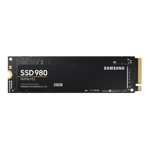Samsung 980 | 250GB NVMe SSD | M.2 | Gen3 | 2.900MB/s Lezen | 1.300MB/s Schrijven
