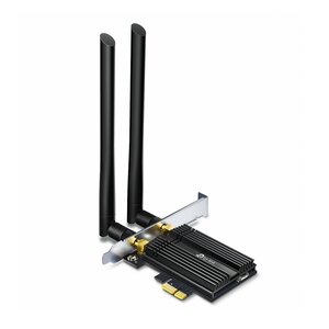 TP-Link Archer TX50E | Wi-Fi 6 PCIe Adapter | 2402 Mbps (5 GHz) + 574 Mbps (2,4 GHz) | Bluetooth 5.0 | PCIe x1 TP-Link Archer TX50E | Wi-Fi 6 PCIe Adapter | 2402 Mbps (5 GHz) + 574 Mbps (2,4 GHz) | Bluetooth 5.0 | PCIe x1