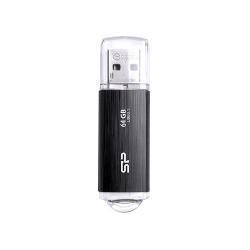 Silicon Power Blaze B02 | 64GB USB-A 3.2 Flash Drive | Zwart Silicon Power Blaze B02 | 64GB USB-A 3.2 Flash Drive | Zwart