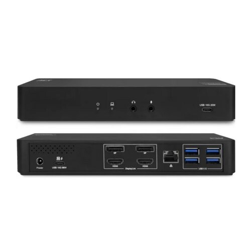 ACT AC7160 laptop dock & poortreplicator Bedraad USB 3.2 Gen 2 (3.1 Gen 2) Type-C Zwart ACT AC7160 laptop dock & poortreplicator Bedraad USB 3.2 Gen 2 (3.1 Gen 2) Type-C Zwart