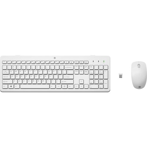 Hewlett Packard HP 230 Wit | Draadloze Muis en Toetsenbordcombo | QWERTY Hewlett Packard HP 230 Wit | Draadloze Muis en Toetsenbordcombo | QWERTY