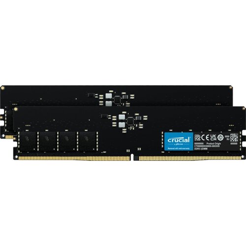 Crucial | 32GB 2x16GB DDR5 | 4800MHz | DIMM | CL40 | Geheugenmodule | RAM Crucial | 32GB 2x16GB DDR5 | 4800MHz | DIMM | CL40 | Geheugenmodule | RAM
