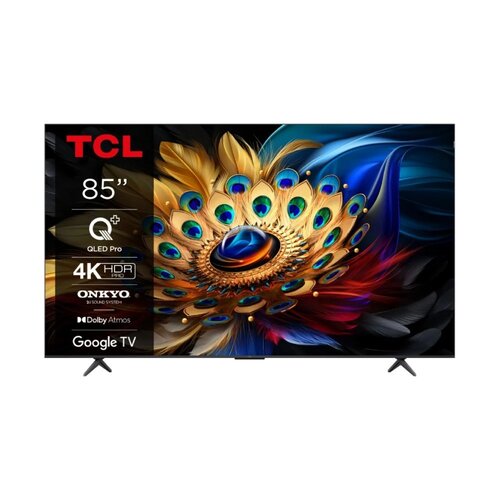 TCL 85C69B 85" | 4K Ultra HD QLED Smart TV | Google TV + Wifi | Dolby Vision | Quantum Dot met Levendige Kleuren | 60Hz TCL 85C69B 85" | 4K Ultra HD QLED Smart TV | Google TV + Wifi | Dolby Vision | Quantum Dot met Levendige Kleuren | 60Hz