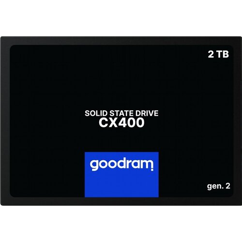 Goodram CX400 | 2TB SATA SSD | 2.5'' | 550MB/s Goodram CX400 | 2TB SATA SSD | 2.5'' | 550MB/s