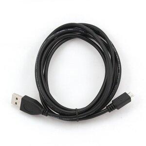 Gembird CCP-MUSB2-AMBM-1M | USB 2.0 | USB-A naar Micro-USB-B | 1m | Zwart