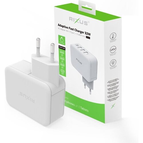 rixus adaptive fast charger 32w rixus adaptive fast charger 32w