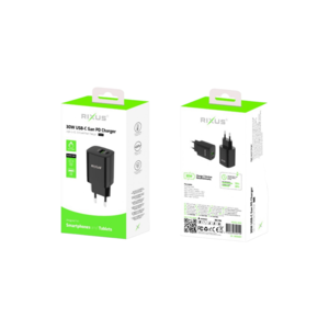 rixus 30w usb-c GaN PD charger