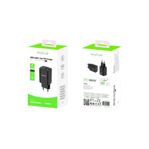 rixus 30w usb-c GaN PD charger rixus 30w usb-c GaN PD charger