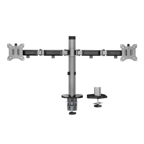 ACT AC8336 | Verstelbare Monitor-bureaubeugel | Tot 32" | Max 9kg | VESA 100x100 | 2 Monitoren ACT AC8336 | Verstelbare Monitor-bureaubeugel | Tot 32" | Max 9kg | VESA 100x100 | 2 Monitoren