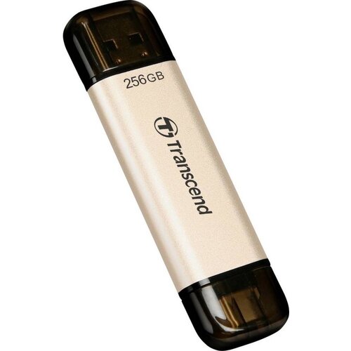 Transcend JetFlash 930C | 256GB USB-C 3.2 & USB-A 3.2 Flash Drive | Goud Transcend JetFlash 930C | 256GB USB-C 3.2 & USB-A 3.2 Flash Drive | Goud