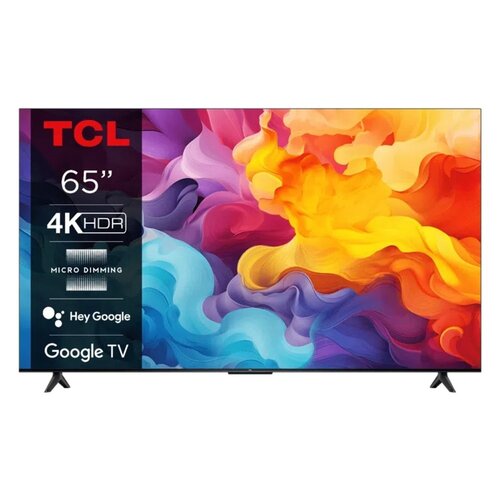 TCL 65V6B 65" | 4K Ultra HD LED Smart TV | Google TV + Wifi | HDR10 voor Levendige Beelden | Elegant Design | 50Hz TCL 65V6B 65" | 4K Ultra HD LED Smart TV | Google TV + Wifi | HDR10 voor Levendige Beelden | Elegant Design | 50Hz