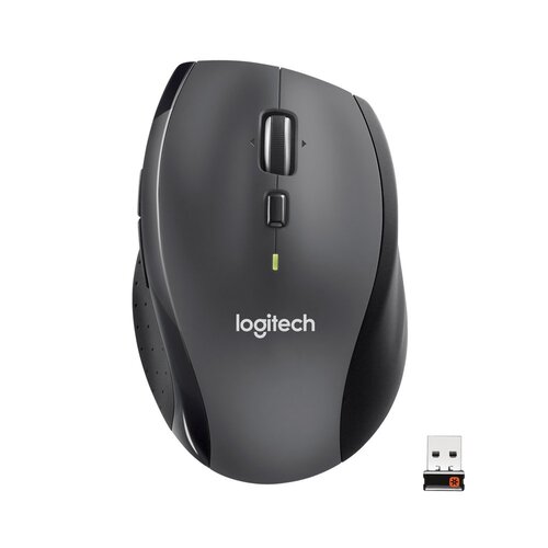 Logitech Marathon M705 | Ambidextrous Draadloze Muis | RF-Draadloos | 1000 DPI | Zwart Logitech Marathon M705 | Ambidextrous Draadloze Muis | RF-Draadloos | 1000 DPI | Zwart