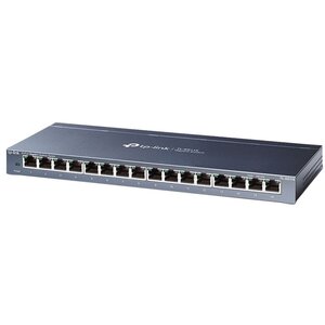 TP-Link TL-SG116E | 16-poorts Gigabit Easy Smart Switch | QoS/VLAN/IGMP Snooping | Plug-and-play | Metalen behuizing TP-Link TL-SG116E | 16-poorts Gigabit Easy Smart Switch | QoS/VLAN/IGMP Snooping | Plug-and-play | Metalen behuizing