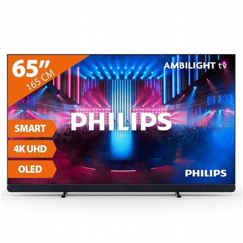 Philips 65OLED909 65" | Ultra HD 4K OLED Smart TV met Ambilight | Google TV + Wifi | Ambilight voor Een Sfeervolle Beeldervaring | OLED, Perfect Zwart Philips 65OLED909 65" | Ultra HD 4K OLED Smart TV met Ambilight | Google TV + Wifi | Ambilight voor Een Sfeervolle Beeldervaring | OLED, Perfect Zwart