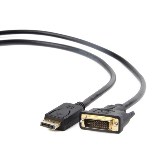 Gembird CC-DPM-DVIM-6 video kabel adapter 1,8 m DisplayPort DVI Zwart Gembird CC-DPM-DVIM-6 video kabel adapter 1,8 m DisplayPort DVI Zwart