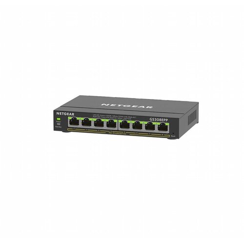 Netgear NETGEAR 8-Port Gigabit Ethernet High-Power PoE+ Plus Switch (GS308EPP) Netgear NETGEAR 8-Port Gigabit Ethernet High-Power PoE+ Plus Switch (GS308EPP)