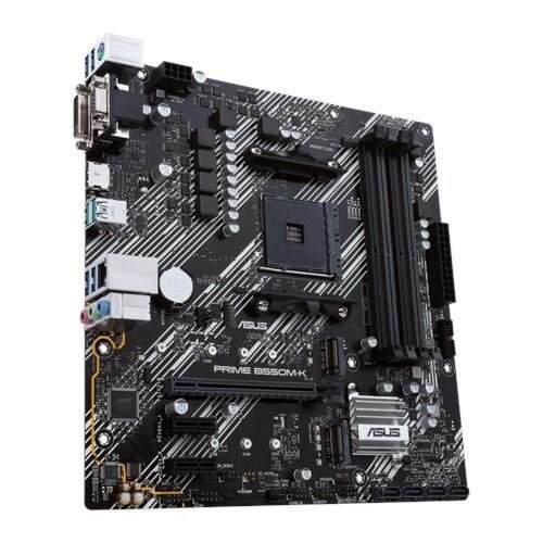 Asus ASUS PRIME B550M-K | Socket AM4 | AMD B550 | 4xDDR4 | Micro-ATX | Moederbord Asus ASUS PRIME B550M-K | Socket AM4 | AMD B550 | 4xDDR4 | Micro-ATX | Moederbord