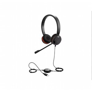 Jabra Evolve 20SE MS | Bedrade On-ear Stereo Headset | USB-A | Zwart | Microsoft Teams Gecertificeerd