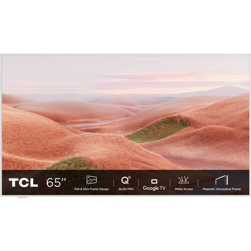 TCL NXTFRAME 65A300W Wit 65" | Ultra HD 4K QLED Smart TV | VIDAA + Wifi | HDR10+ | Slim Design met NXTFRAME | 120Hz TCL NXTFRAME 65A300W Wit 65" | Ultra HD 4K QLED Smart TV | VIDAA + Wifi | HDR10+ | Slim Design met NXTFRAME | 120Hz