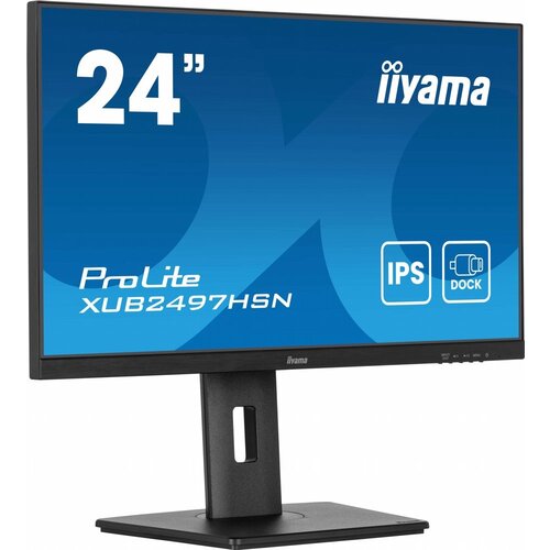Iiyama ProLite XUB2497HSN-B2 23,8'' | 1920x1080 IPS | 100Hz | USB-C Dock | LAN | Full HD Monitor Iiyama ProLite XUB2497HSN-B2 23,8'' | 1920x1080 IPS | 100Hz | USB-C Dock | LAN | Full HD Monitor