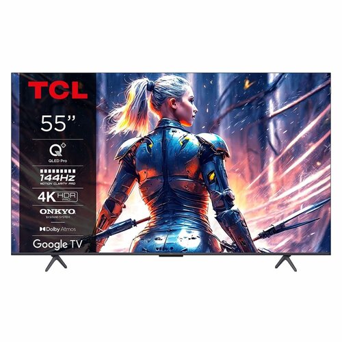TCL 55C71B 55" | Ultra HD 4K QLED Smart TV | Google TV + Wifi | Dolby Vision & HDR10 | Quantum Dot Technologie + Slim Design | 120Hz TCL 55C71B 55" | Ultra HD 4K QLED Smart TV | Google TV + Wifi | Dolby Vision & HDR10 | Quantum Dot Technologie + Slim Design | 120Hz