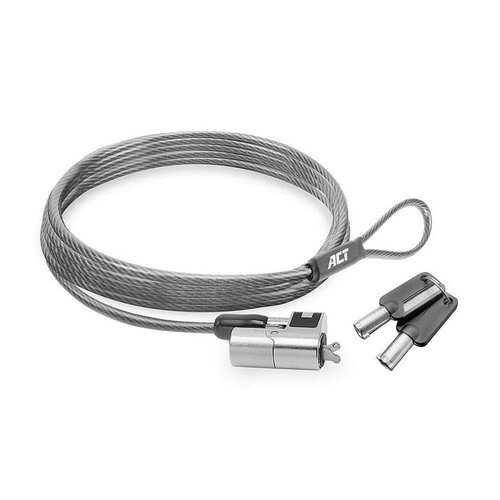 ACT AC9040 kabelslot Metallic 2 m ACT AC9040 kabelslot Metallic 2 m