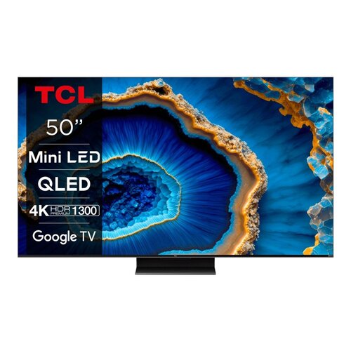 TCL 55V6B 50" | Ultra HD 4K Mini LED Smart TV | Google TV + Wifi | Dolby Vision & HDR10+ | Quantum Dot voor Levendige Kleuren | Local Dimming | 144Hz TCL 55V6B 50" | Ultra HD 4K Mini LED Smart TV | Google TV + Wifi | Dolby Vision & HDR10+ | Quantum Dot voor Levendige Kleuren | Local Dimming | 144Hz