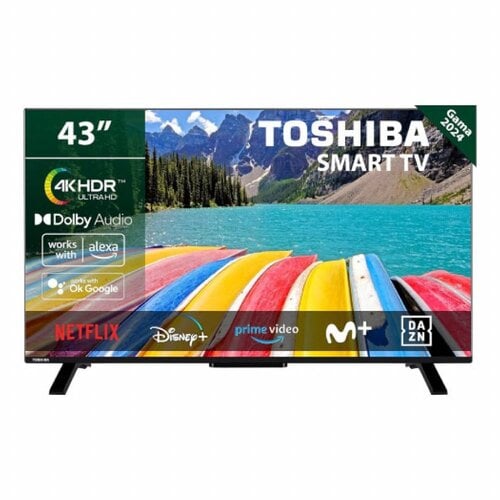 Toshiba 43UV2363DG 43" | 4K Ultra HD LED Smart TV | VIDAA + Wifi | Dolby Vision | Elegant Design | 50Hz Toshiba 43UV2363DG 43" | 4K Ultra HD LED Smart TV | VIDAA + Wifi | Dolby Vision | Elegant Design | 50Hz