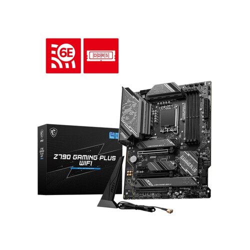 MSI Z790 GAMING PLUS WIFI | Socket LGA 1700 | Intel Z790 | 4xDDR5 | ATX | Moederbord MSI Z790 GAMING PLUS WIFI | Socket LGA 1700 | Intel Z790 | 4xDDR5 | ATX | Moederbord