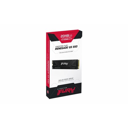 Kingston Fury Renegade G5 | 2TB NVMe SSD | M.2 | Gen5 | 14.700MB/s Lezen | 14.000MB/s Schrijven
