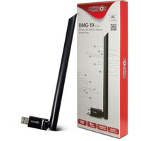 DMG-19 v2.0 | Wi-Fi 5 USB Adapter | 650 Mbit/s | Dual-band (2,4 GHz / 5 GHz) | USB 2.0 | Zwart