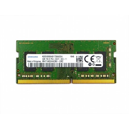 Samsung | 1x4GB DDR4 | 2400MHz | SO-DIMM | CL17 | Geheugenmodule | RAM Samsung | 1x4GB DDR4 | 2400MHz | SO-DIMM | CL17 | Geheugenmodule | RAM