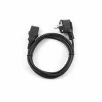 PC-186 | 1,8 m Stroomkabel | CEE 7/4 Male naar C14 | Zwart | VDE-goedgekeurd