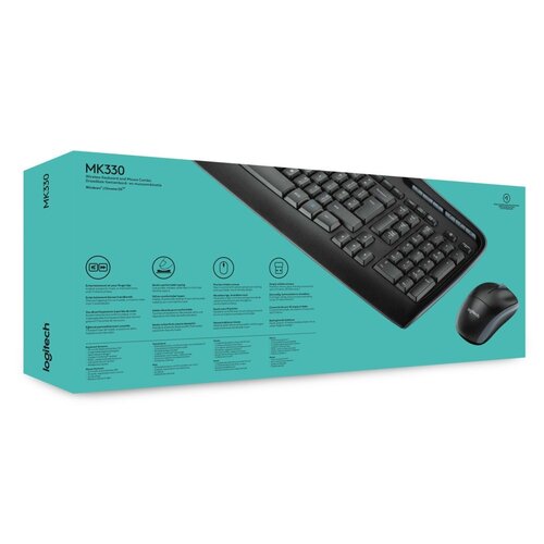 Logitech MK330 | Draadloze Muis en Toetsenbordcombo | QWERTY