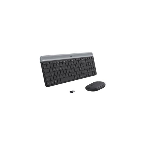 Logitech MK470 Slim | Draadloze Muis en Toetsenbordcombo | QWERTY Logitech MK470 Slim | Draadloze Muis en Toetsenbordcombo | QWERTY