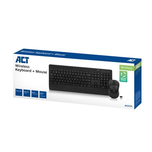 ACT AC5725 | Draadloze Muis en Toetsenbordcombo | QWERTY