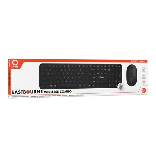 QWare Qware Eastbourne | Draadloze Muis en Toetsenbordcombo | QWERTY