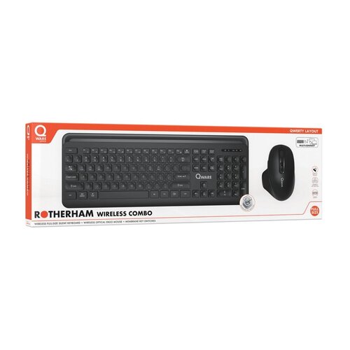 QWare Qware Rotherham | Draadloze Muis en Toetsenbordcombo | QWERTY